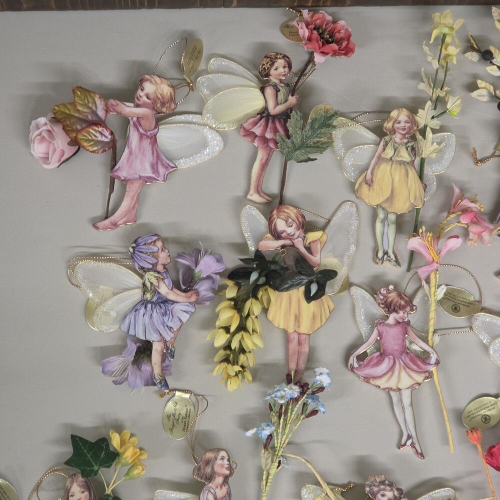 Bradford Editions Flower Fairies Complete 36 Ornament Collection w/ COAs 2000 - Picture 2 of 12
